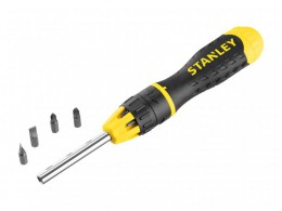 Stanley Multibit Ratchet Screwdriver & Bits  068010  £11.99